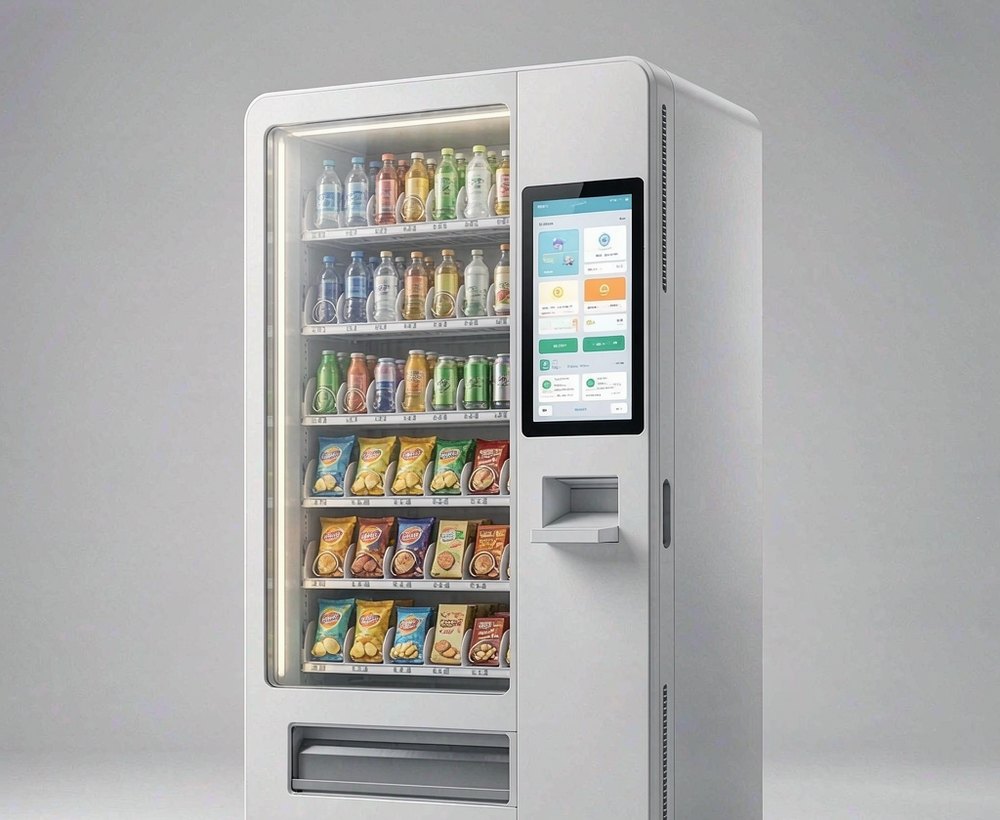 Snack and beverage vending machine